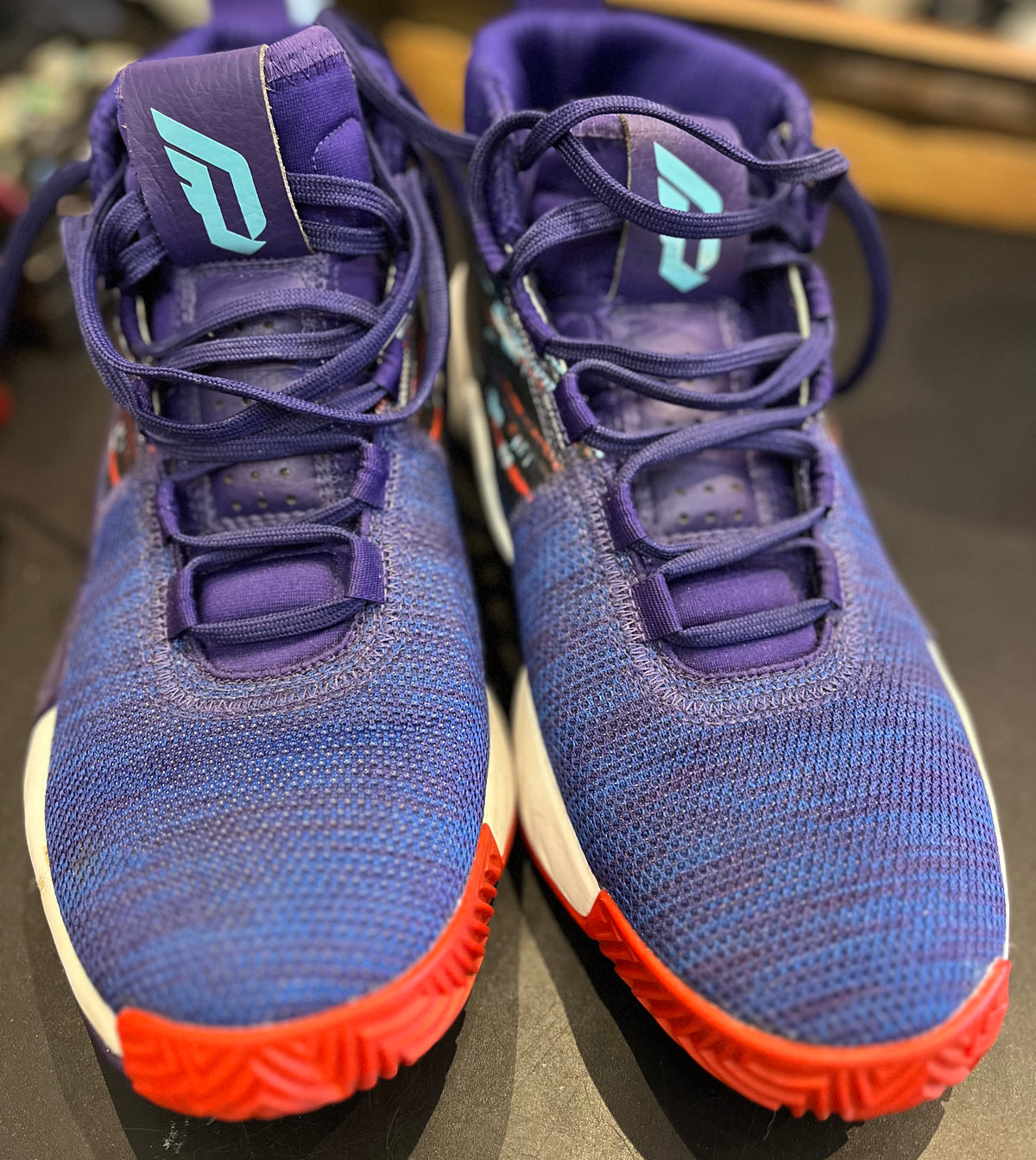 Adidas Dame 5 Basketball Collegiate Purple 10.5 Men’s