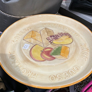 Cheese platter 13” different Languages USED