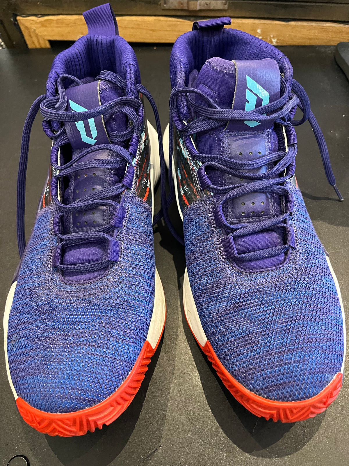 Adidas Dame 5 Basketball Collegiate Purple 10.5 Men’s