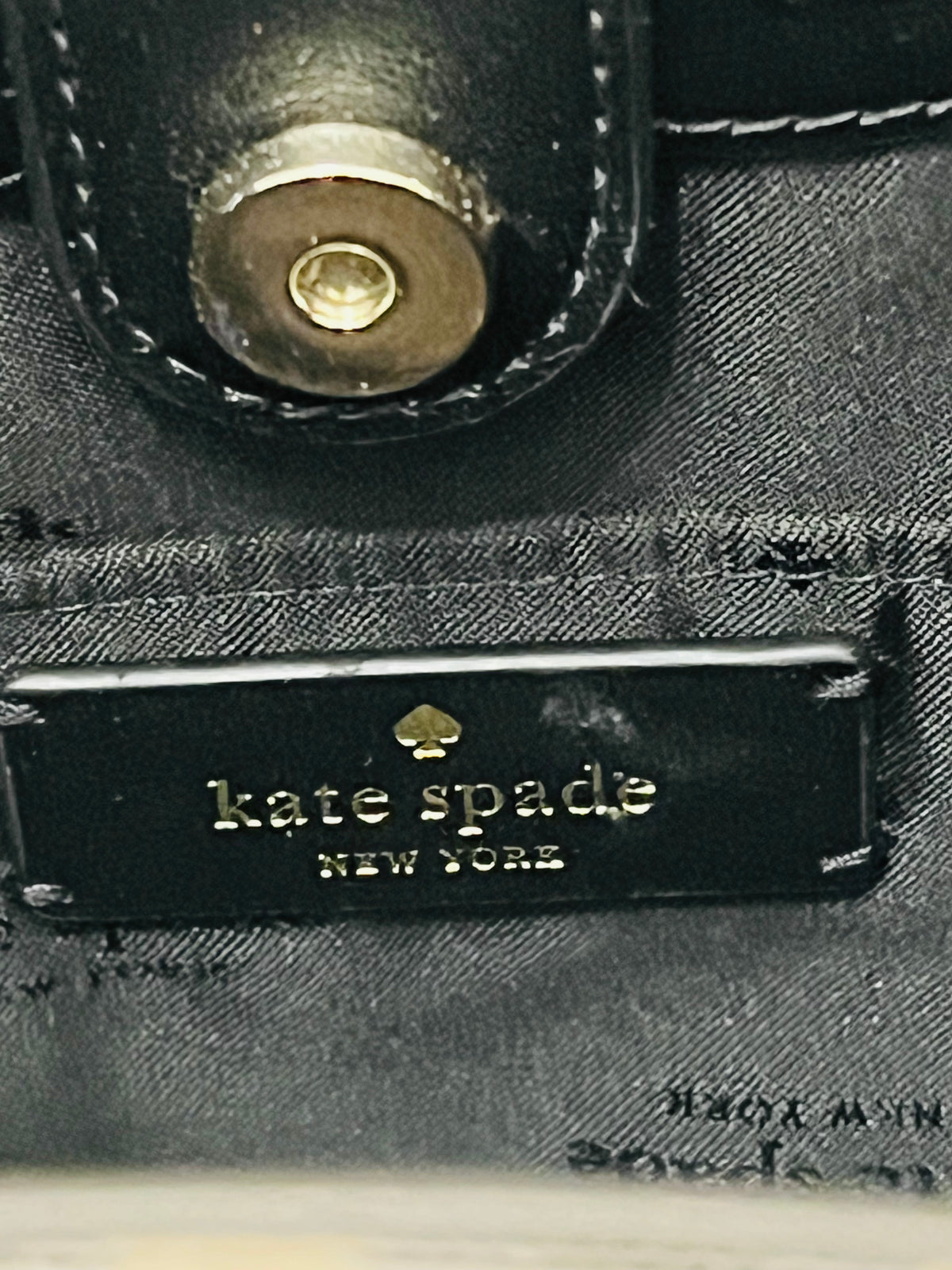 Trending Kate Spade Small Flower Bucket Bag Black Excellent Used Condition!