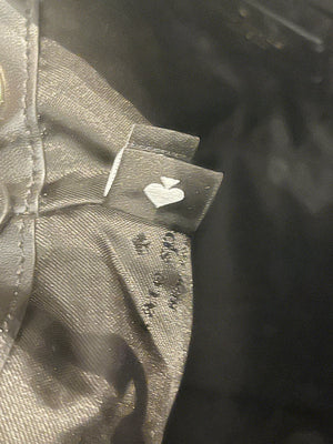 Trending Kate Spade Small Flower Bucket Bag Black Excellent Used Condition!