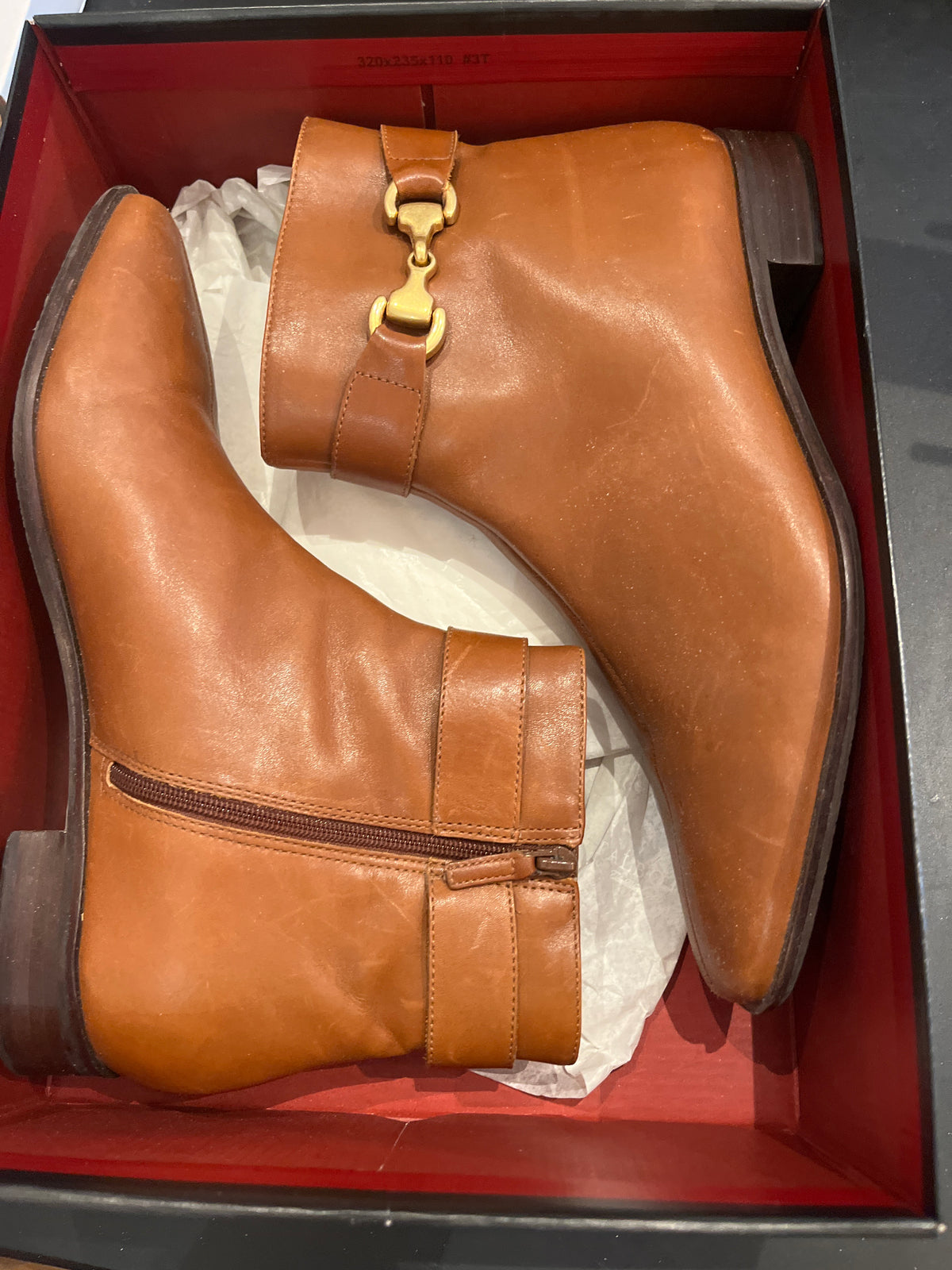 Talbots Whiskey Lorri Ankle Boot size 8M