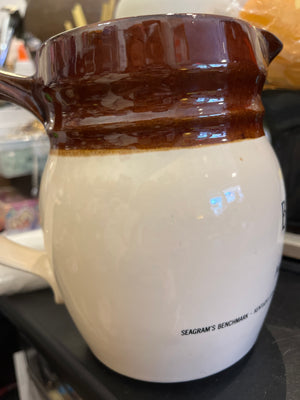 Seagrams Benchmark Premium Bourbon McCoy Made in USA 2 Tone 6” Jug