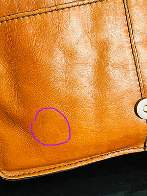 Patricia Nash Zig Zag Patchwork Brown Hobo Crossbody Leather Bag