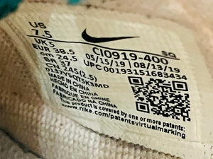 NIKE Air Force 1 Shadow Blue Sz7.5 / Eur 38.5 C10919-400 Used Great Condition- Box NOT Original