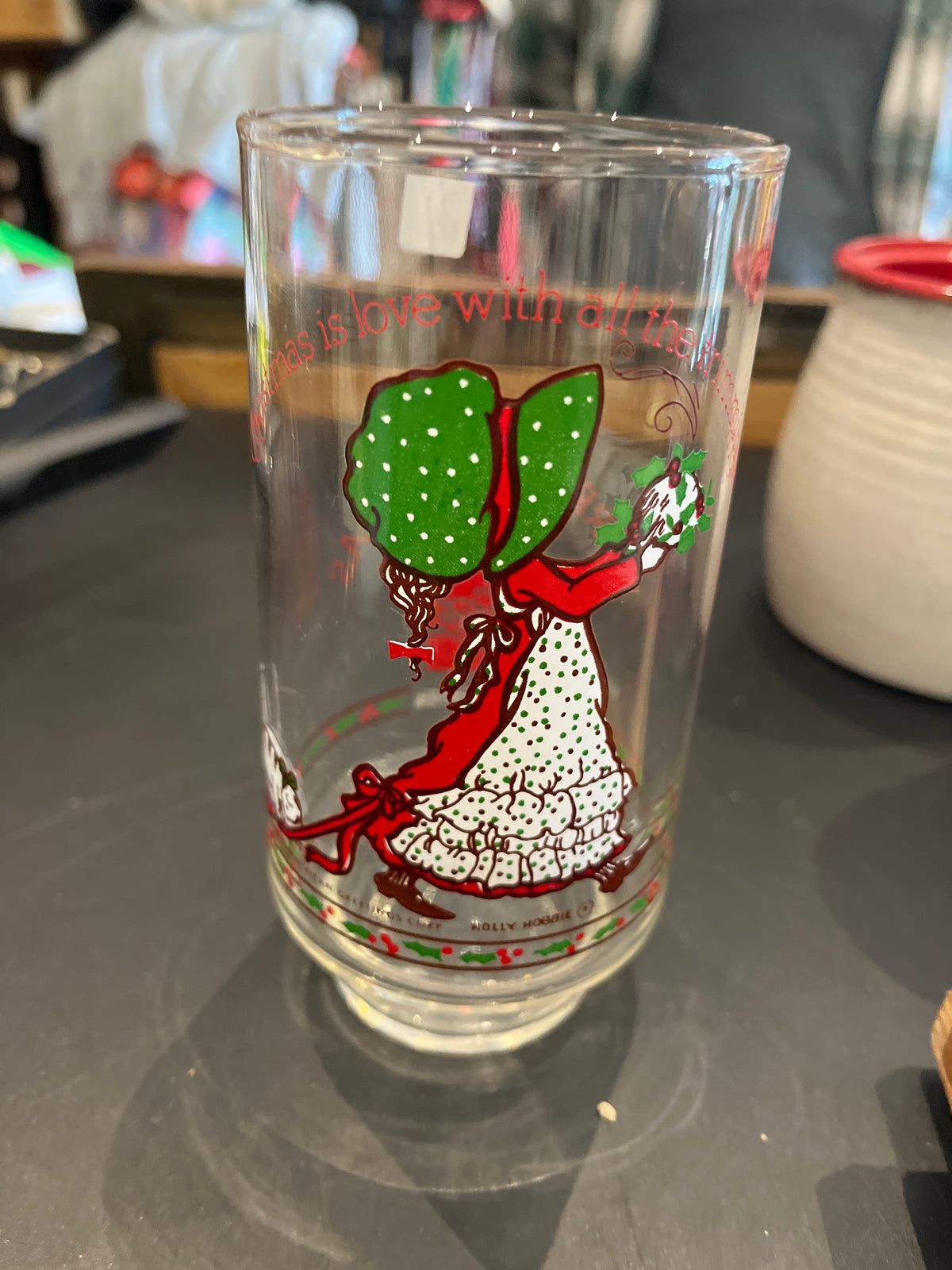 Holly hobbie glassware