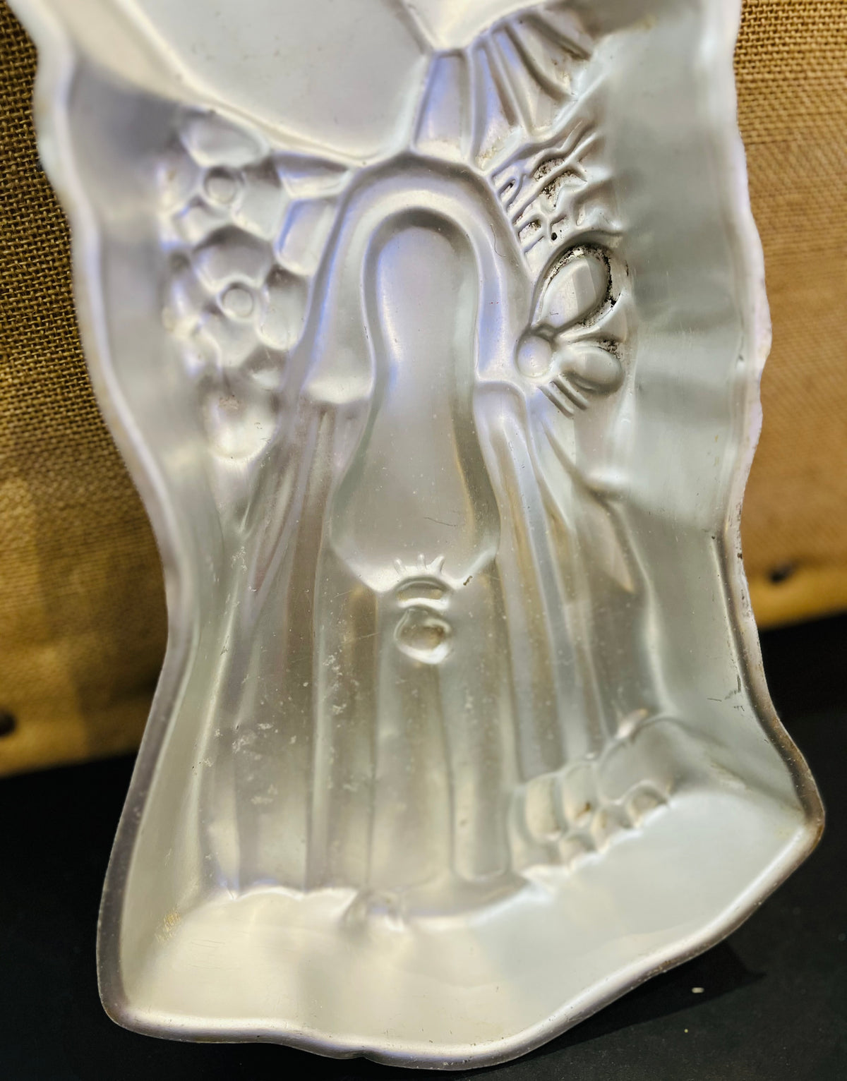 VTG Holly Hobby Aluminum 16”x9” Cake Tin Wilton Unmarked