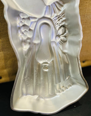 VTG Holly Hobby Aluminum 16”x9” Cake Tin Wilton Unmarked