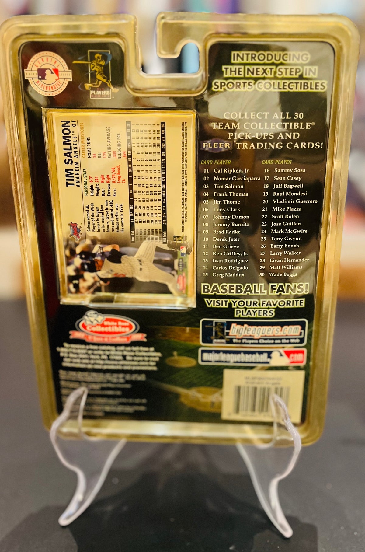 Vtg White Rose Collectibles by Fleer Baseball Diecast Vehicle and Trading Card
