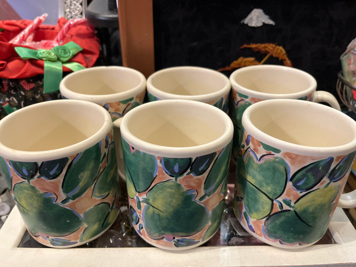 VTG Shenandoah Leaf Mug pink/Green EACH