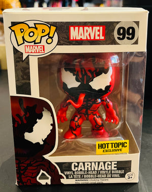 Marvel POP #99 Carnage Hot Topic Exclusive