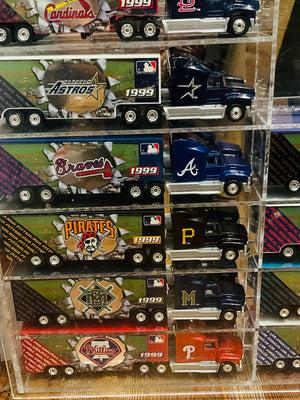 1999 Diecast Semi Truck Trailer White Rose Collectibles