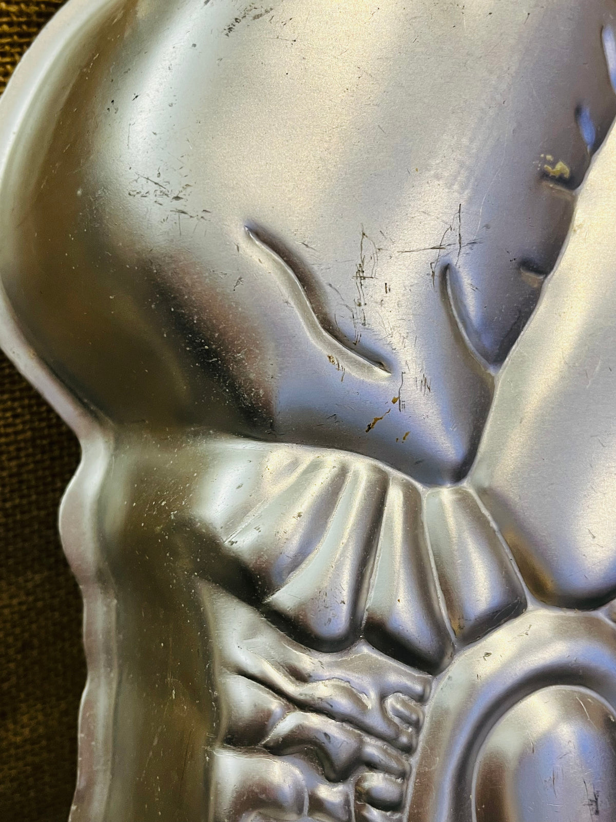 VTG Holly Hobby Aluminum 16”x9” Cake Tin Wilton Unmarked