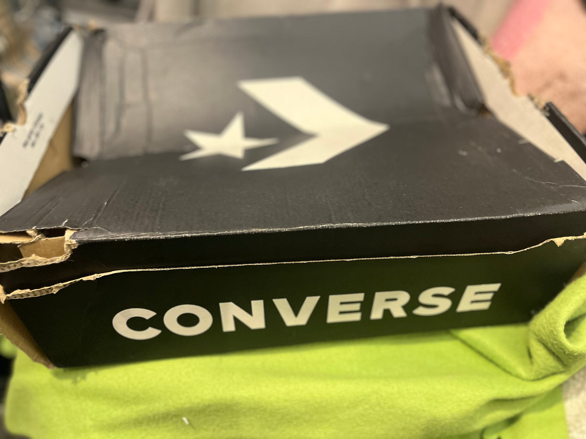 Converse All-Star Lugg Carbon Waterproof Bl/Wh Mens Sz8 Gently Used GUC!