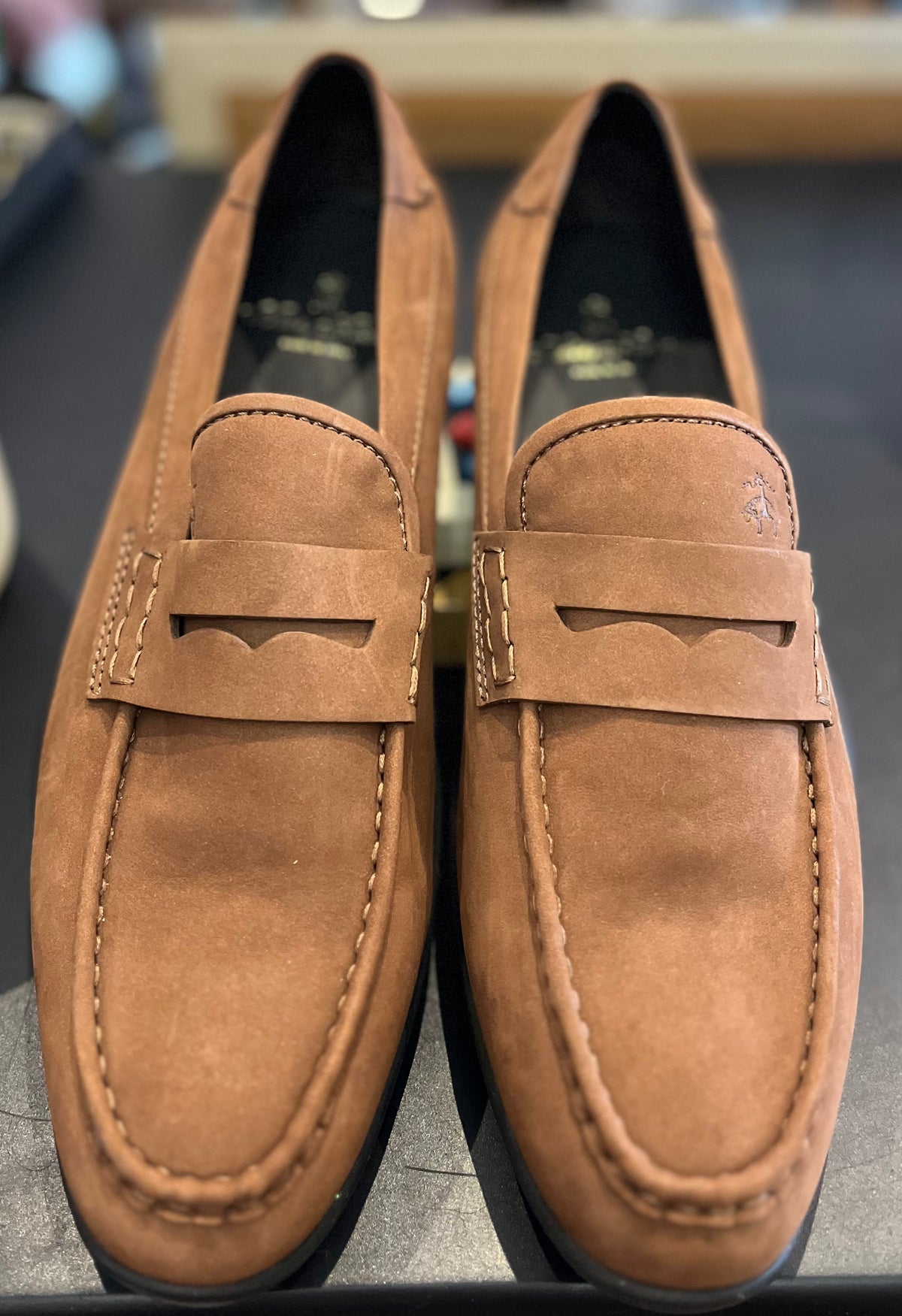 Brooks Brothers Brown Suede Loafers Men’s Size 10.5