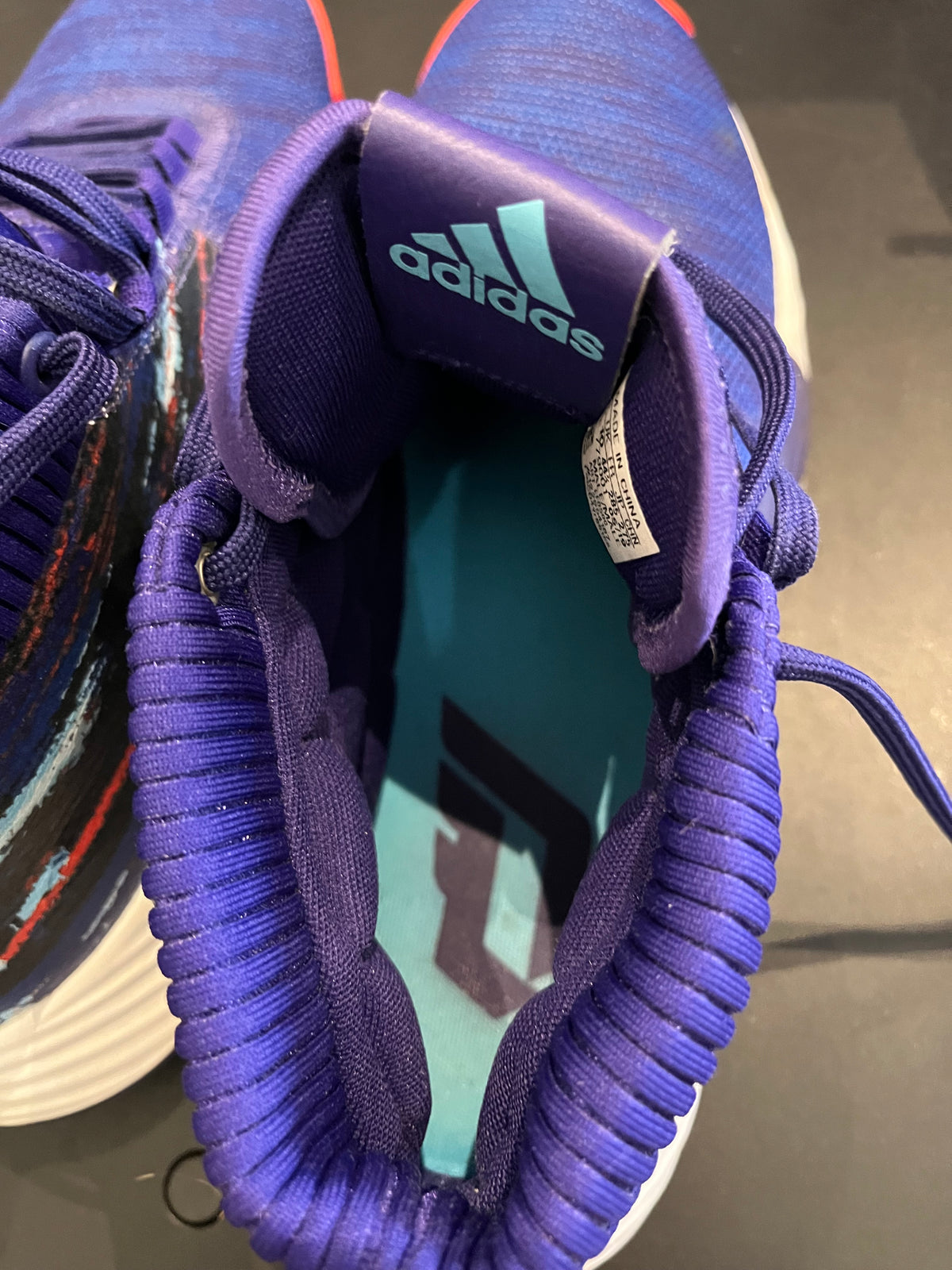 Adidas Dame 5 Basketball Collegiate Purple 10.5 Men’s