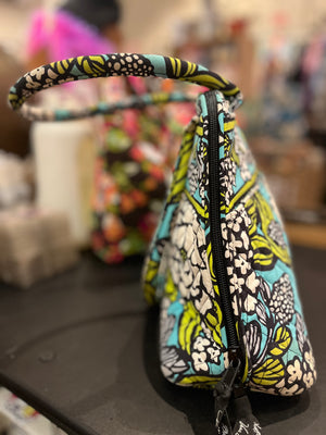 Vera Bradley 13”x9” Island Blooms Shoulder Handle Bag