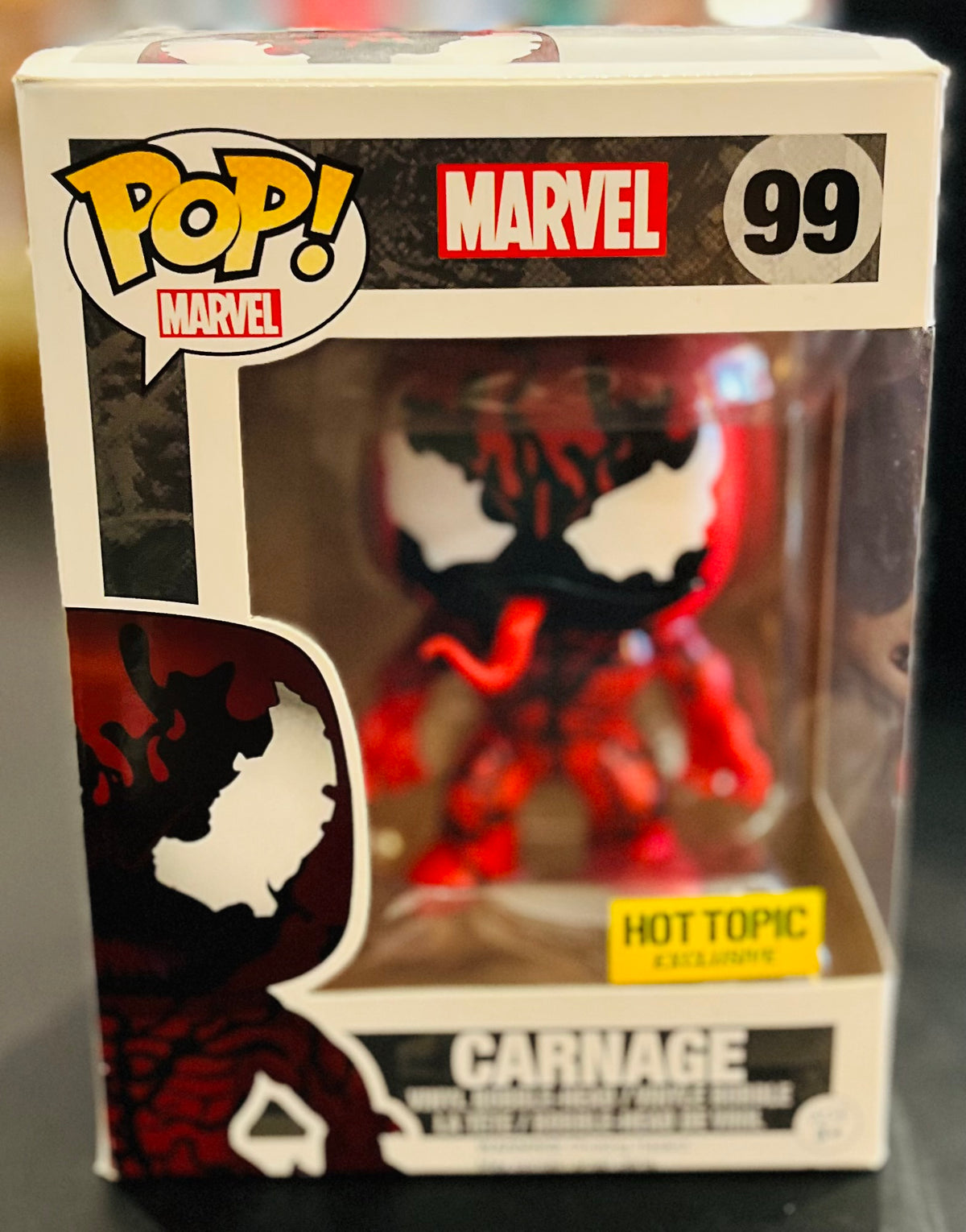 Marvel POP #99 Carnage Hot Topic Exclusive