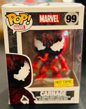 Marvel POP #99 Carnage Hot Topic Exclusive