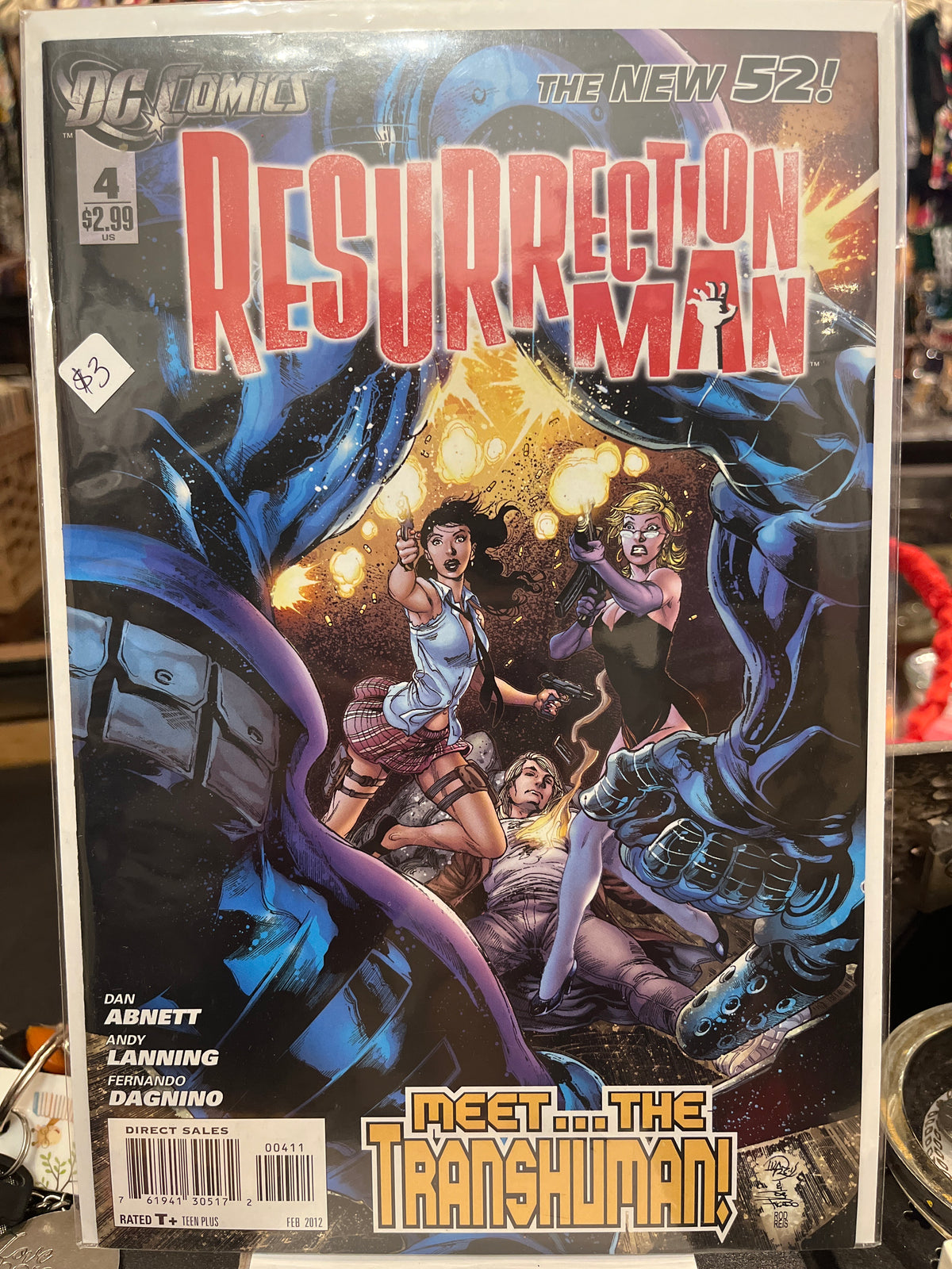 DC Comics The New 52! Resurrection Man Meet… The Transhuman! 4