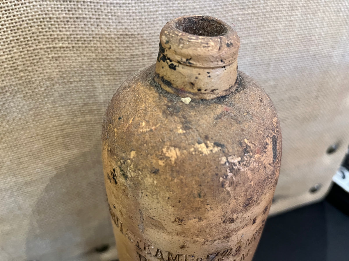 Antique 1900s Dutch Hulstkamp &amp; Zoon &amp; Molyn Gin Jug Bottle