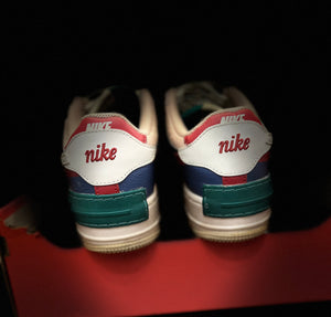 NIKE Air Force 1 Shadow Blue Sz7.5 / Eur 38.5 C10919-400 Used Great Condition- Box NOT Original