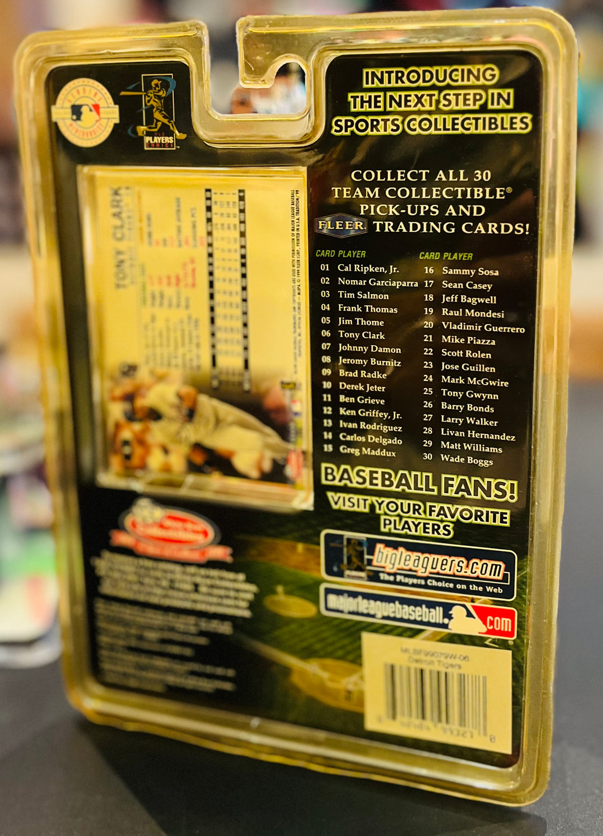 Vtg White Rose Collectibles by Fleer Baseball Diecast Vehicle and Trading Card