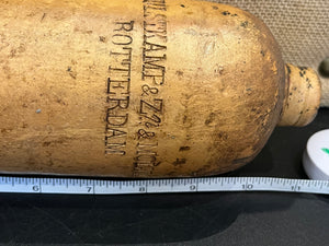 Antique 1900s Dutch Hulstkamp & Zoon & Molyn Gin Jug Bottle