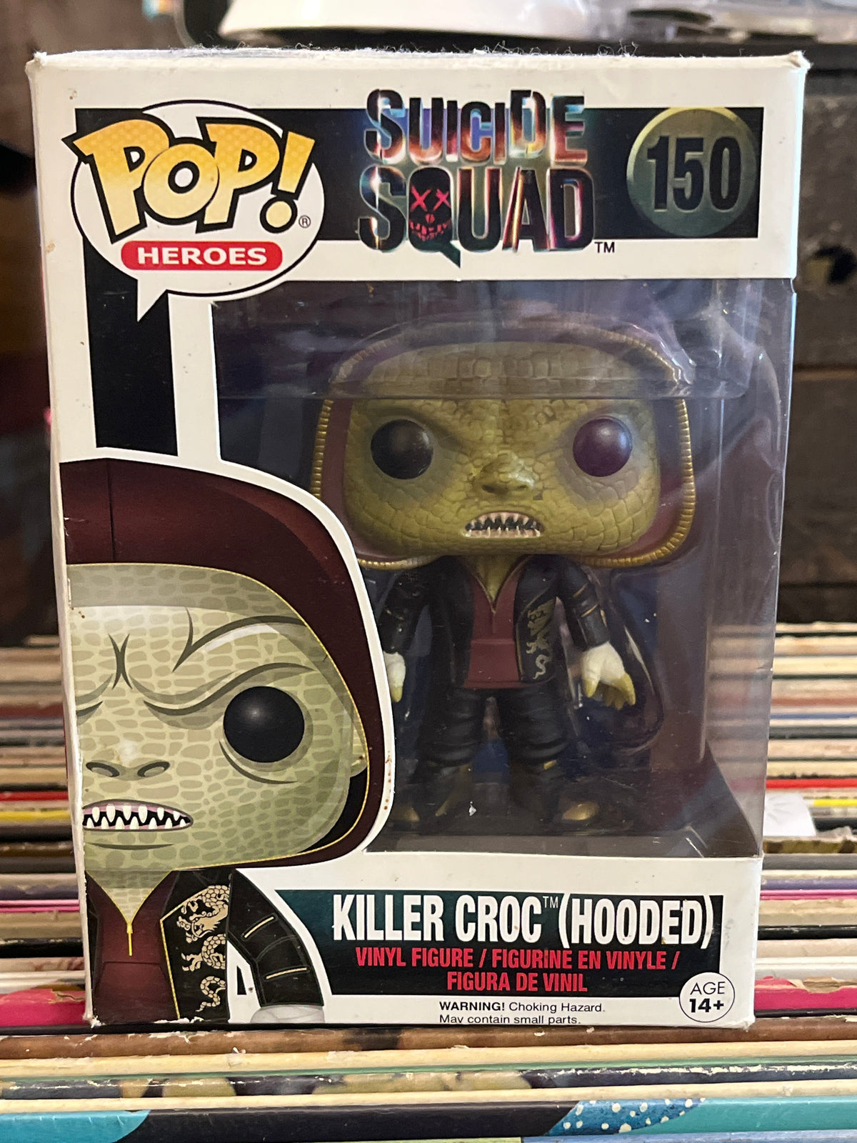 POP Suicide Squad Killer Croc Hooded Figure