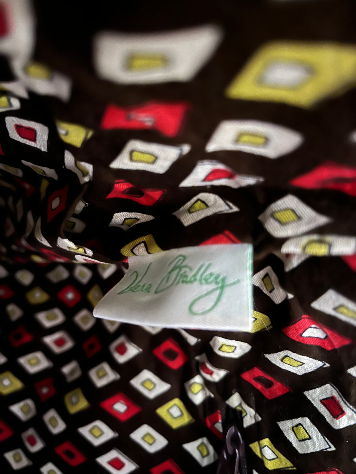 VTG Vera Bradley Retired Puccini Pattern 13”x14” Shoulder Bag