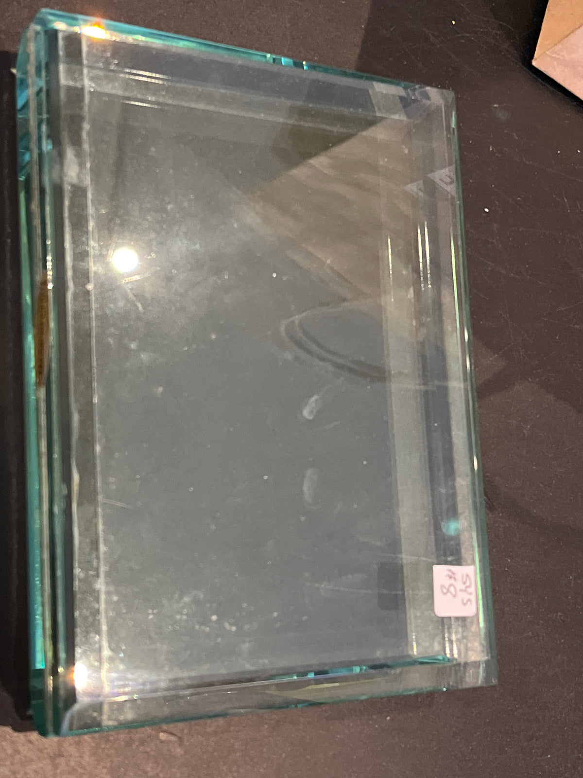 Glass Rectangle Frame Block