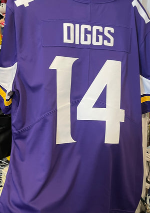 Vikings 14 Diggs XL Jersey GUC!