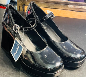 Steve Madden Black Mary Jane Pump Patent Leather Size 6.5