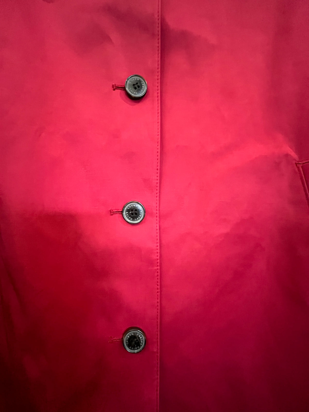 Lauren Ralph Lauren used Red Hooded Jacket Womens 2XL