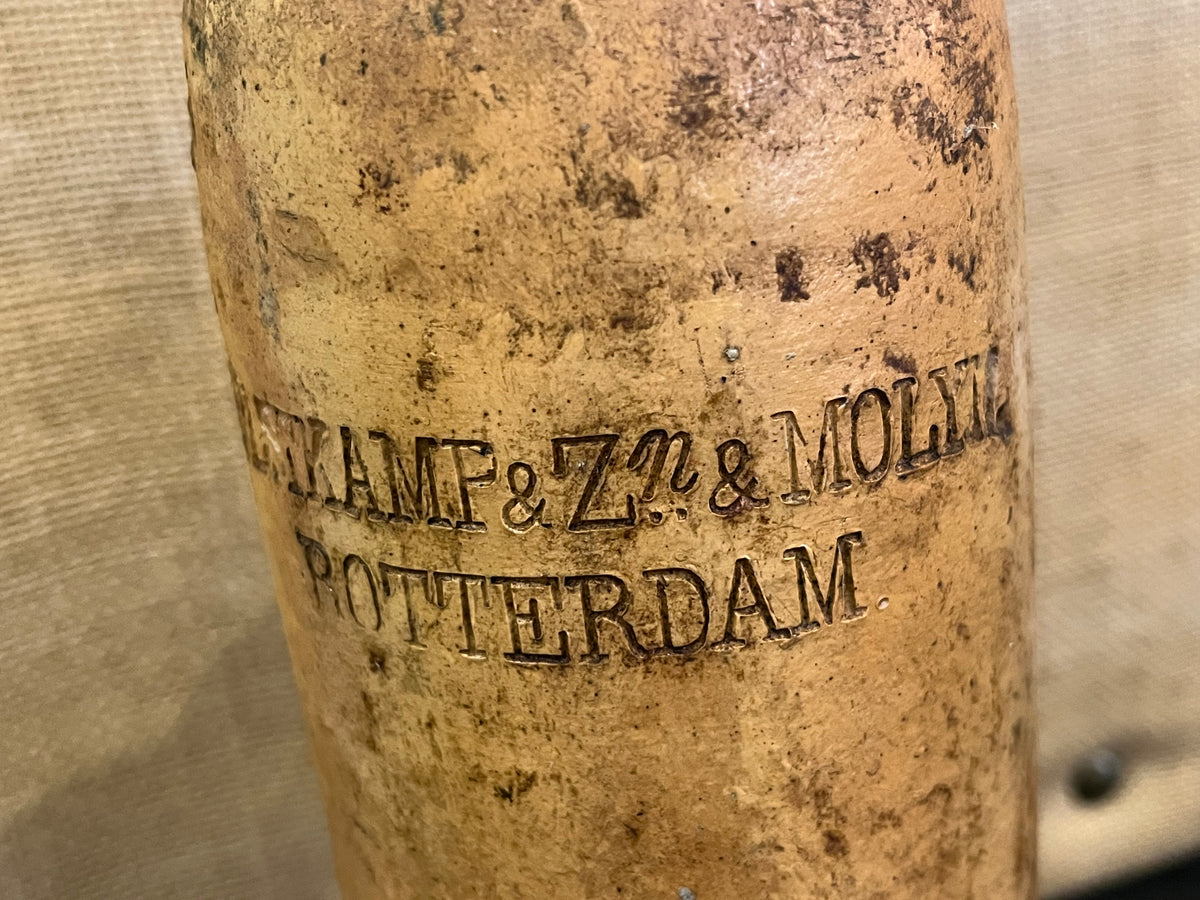 Antique 1900s Dutch Hulstkamp &amp; Zoon &amp; Molyn Gin Jug Bottle
