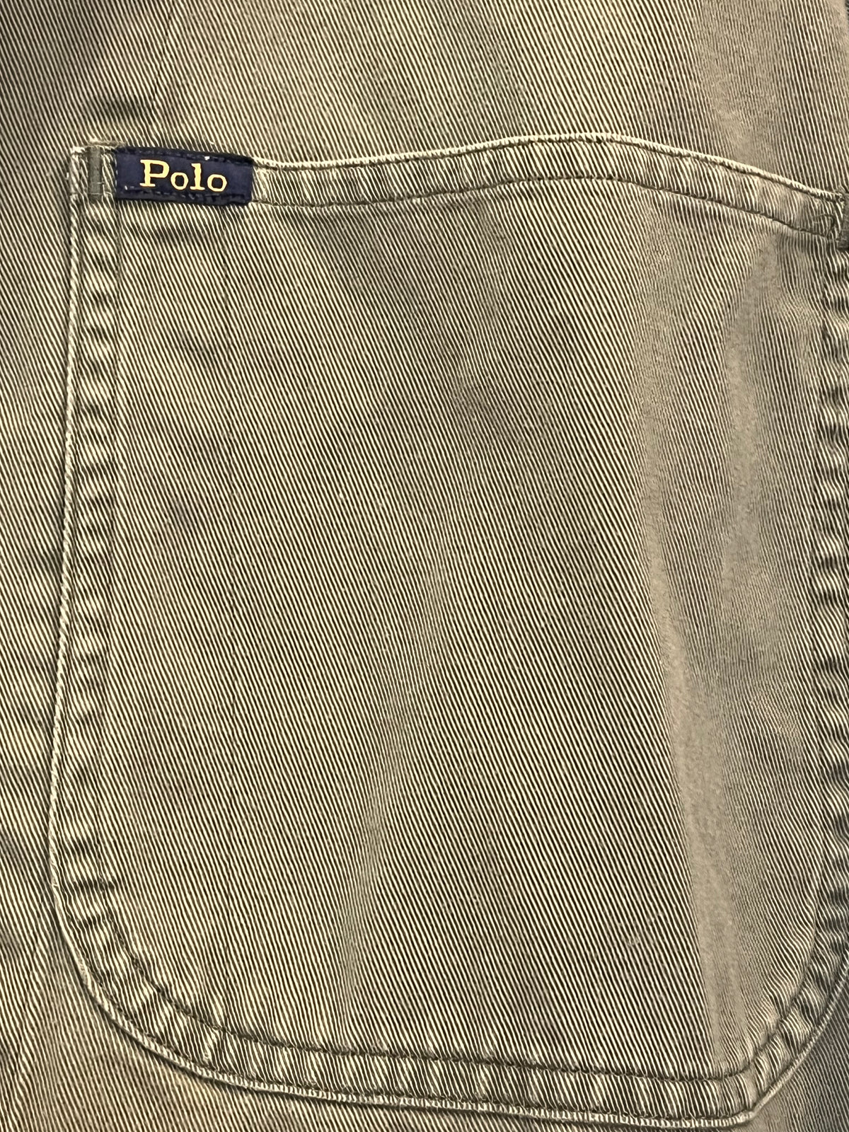 RL Polo Used Green Utility Jacket 3 Pocket SzL