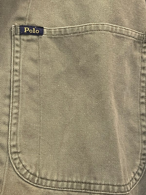 RL Polo Used Green Utility Jacket 3 Pocket SzL