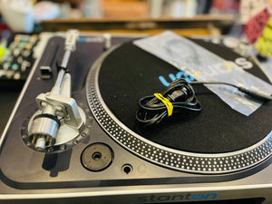 STANTON T6.0 Turntable Direct-Drive Motor Vinyl Record Player w Power Cord and Soft Cover