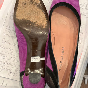 Marc Jacobs Purple Side Suede pumps 8.5 USED