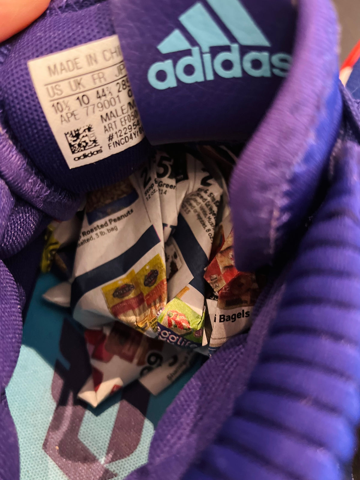 Adidas Dame 5 Basketball Collegiate Purple 10.5 Men’s