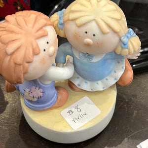 Dancing Kids musical statue USED