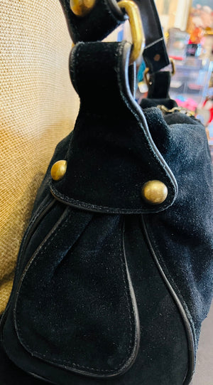 GAP used Suede Purse Black