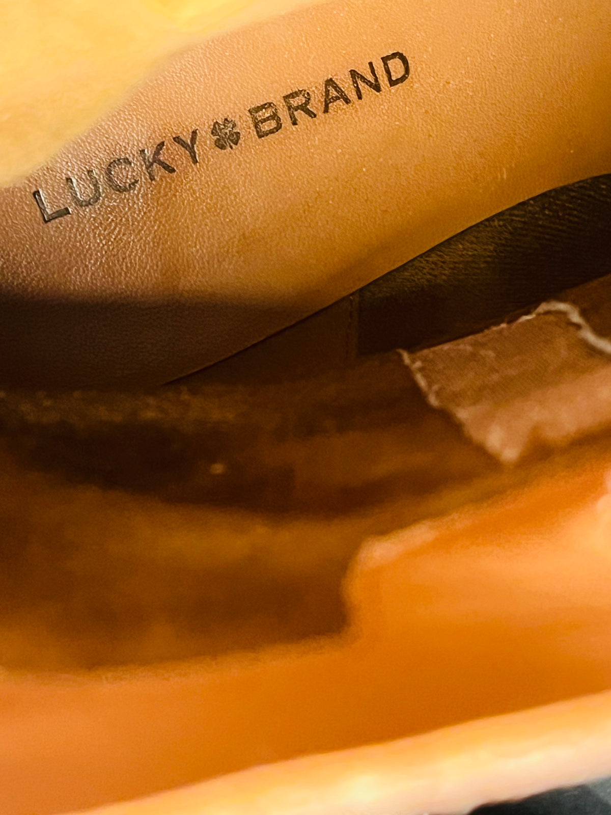 Lucky Brand Suede Booties Soithwestern Flare 8.5 GUC!