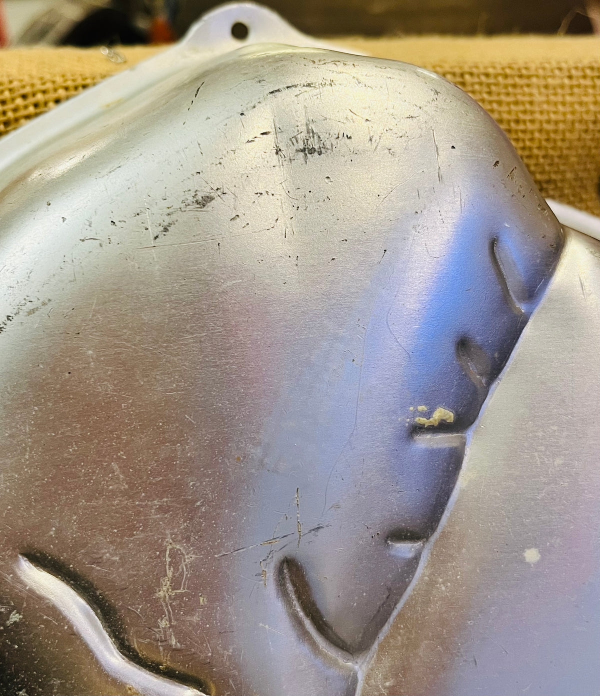 VTG Holly Hobby Aluminum 16”x9” Cake Tin Wilton Unmarked