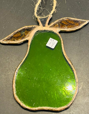 VTG Pear Medium Stained Glass
