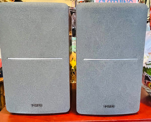 Wood Edifier Bookshelf Powered Speakers & Remote WORKING!