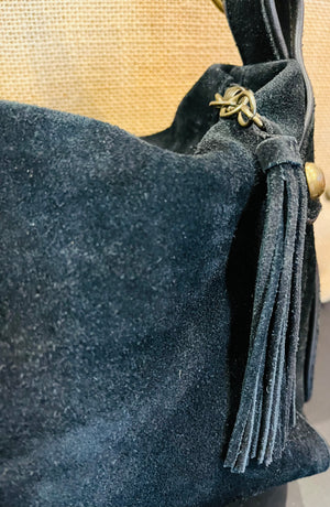GAP used Suede Purse Black