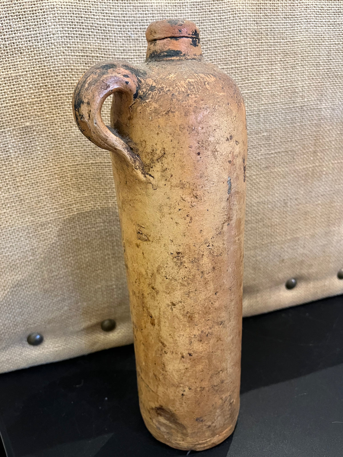 Antique 1900s Dutch Hulstkamp &amp; Zoon &amp; Molyn Gin Jug Bottle