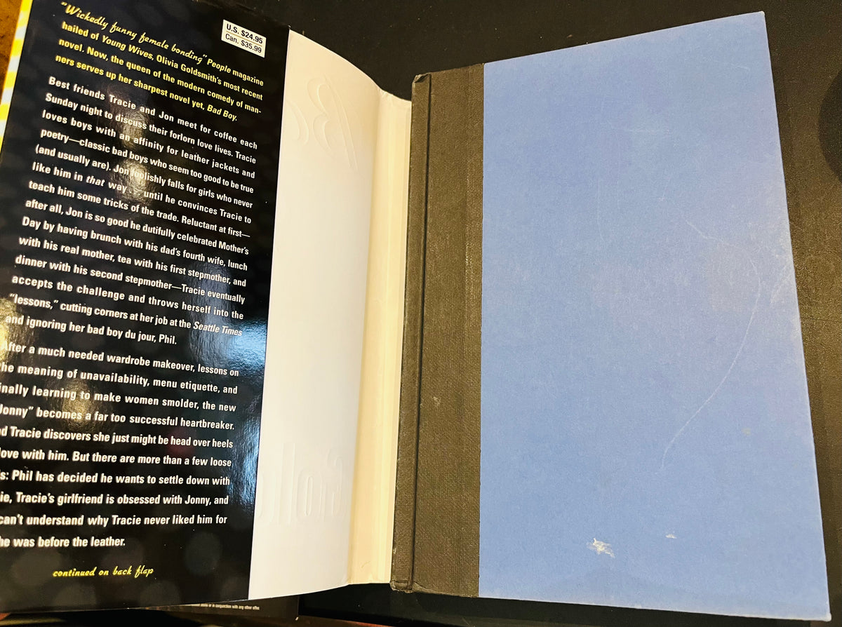 Bad Boy A Novel By Plivia Goldsmith SIGNED