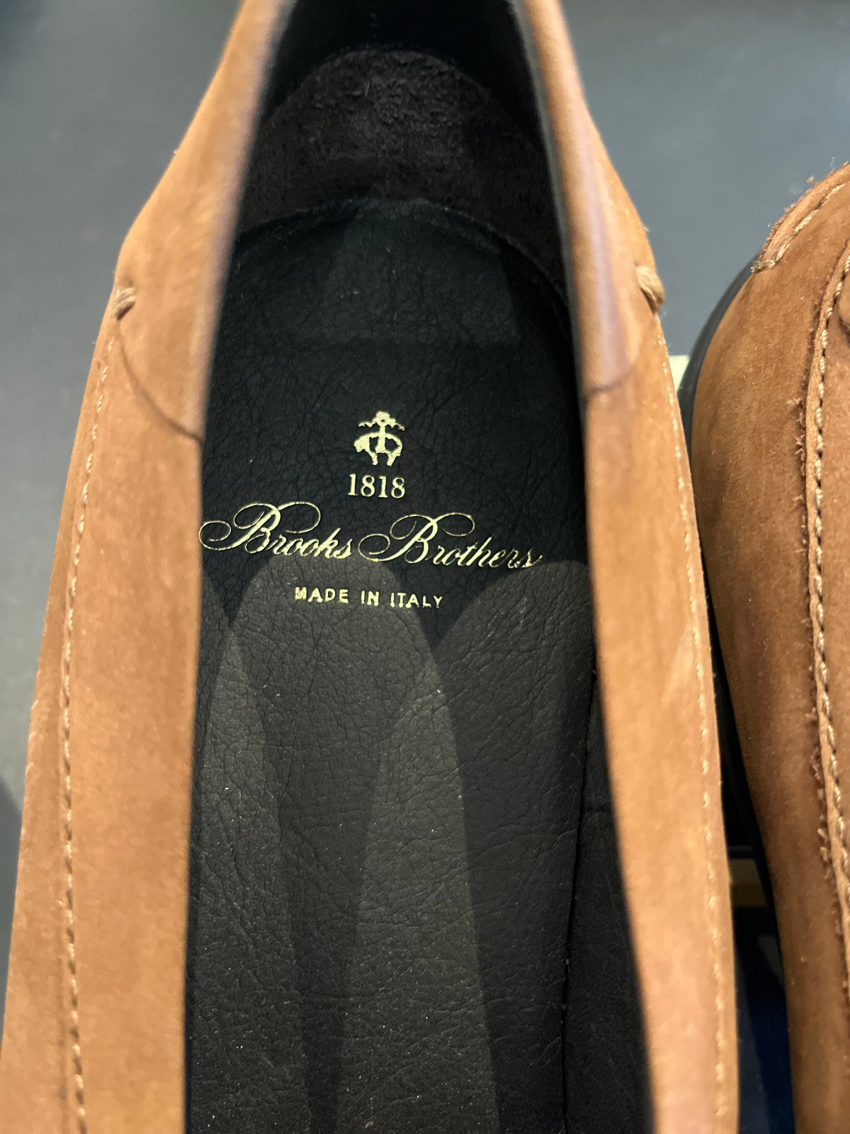 Brooks Brothers Brown Suede Loafers Men’s Size 10.5